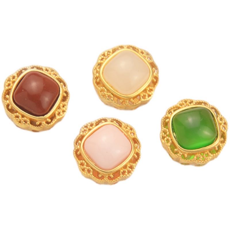 Phụ Kiện Trang Sức Vòng Đeo Tay Hình Hoa Màu Vàng Đỏ Phong Cách Nepal Cổ Điển diy