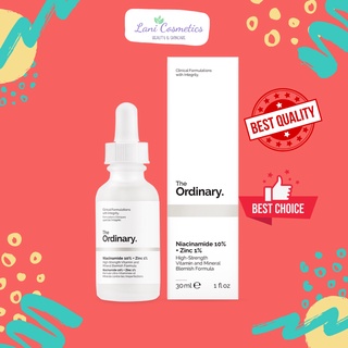 Tinh chất Serum The Ordinary làm giảm mụn kích ứng Niacinamide 10%+Zinc 1% 30ml