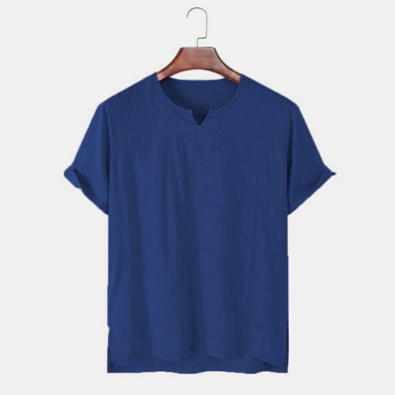 Áo đũi nam tay ngắn cổ V mềm mát