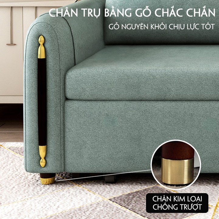 Giường đa năng gấp thành ghế sofa 180cm và 150cm , ngăn đựng đồ, chuyển đổi linh hoạt hai chế độ