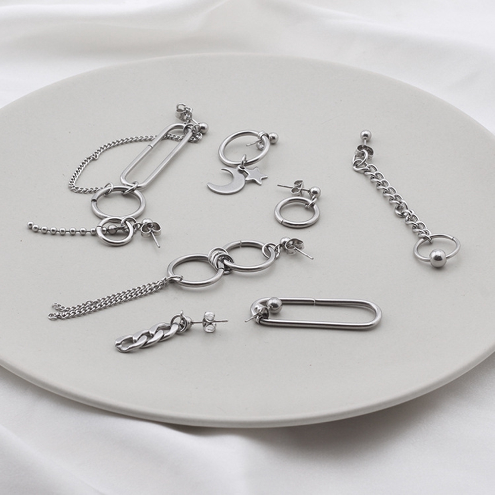 Khuyên Tai Bằng Thép Không Gỉ Độc Đáo Cho Nam Nữ