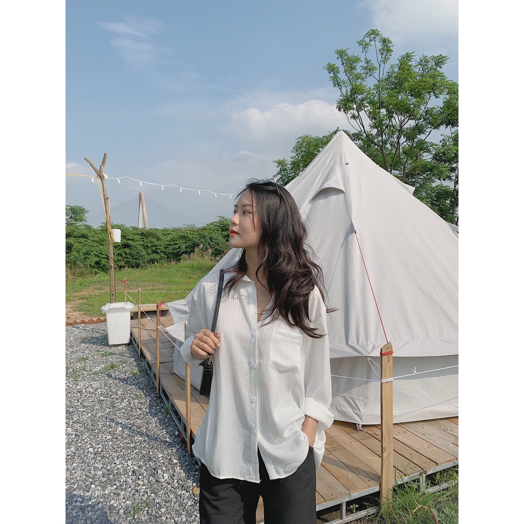 Áo sơ mi voan sọc SA439 1994closet