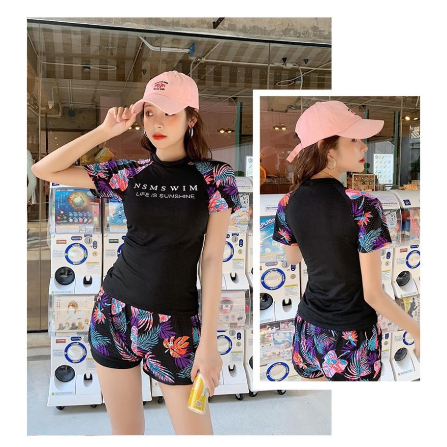 Bộ Đồ Bơi Ngắn Tay Thể Thao Phong Cách Thời Trang Mới Cho Nữ ་ * | BigBuy360 - bigbuy360.vn