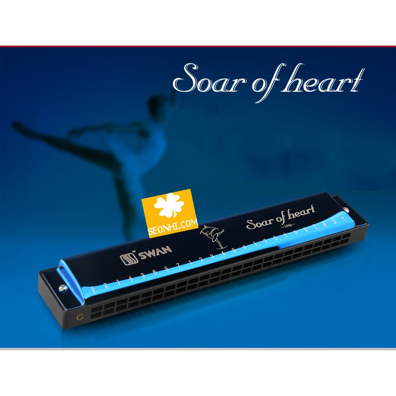 Kèn harmonica SWAN 52 cao cấp 24 lỗ  .