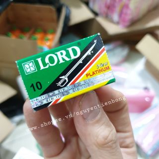 10 lưỡi dao cạo râu Anh LORD chính hãng