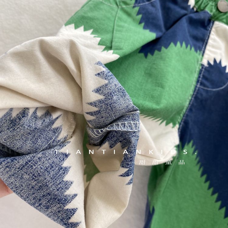 Quần Dài Dáng Rộng Thoải Mái Phong Cách Phương Tây Thời Trang Mùa Hè Cho Bé Trai [Hàng Mới Về]