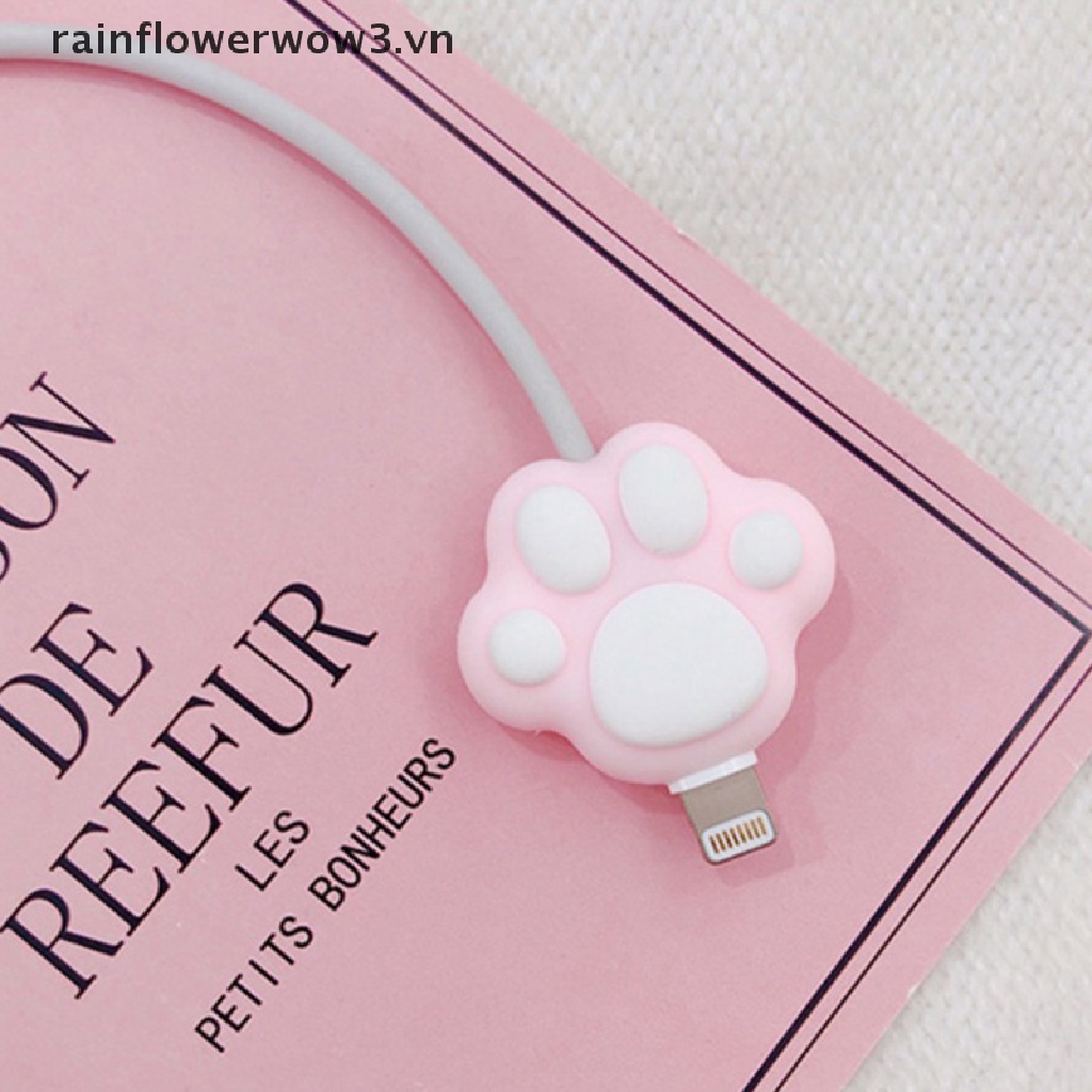Phụ Kiện Bảo Vệ Dây Cáp Sạc Usb Bằng Silicon Dễ Thương Tiện Dụng