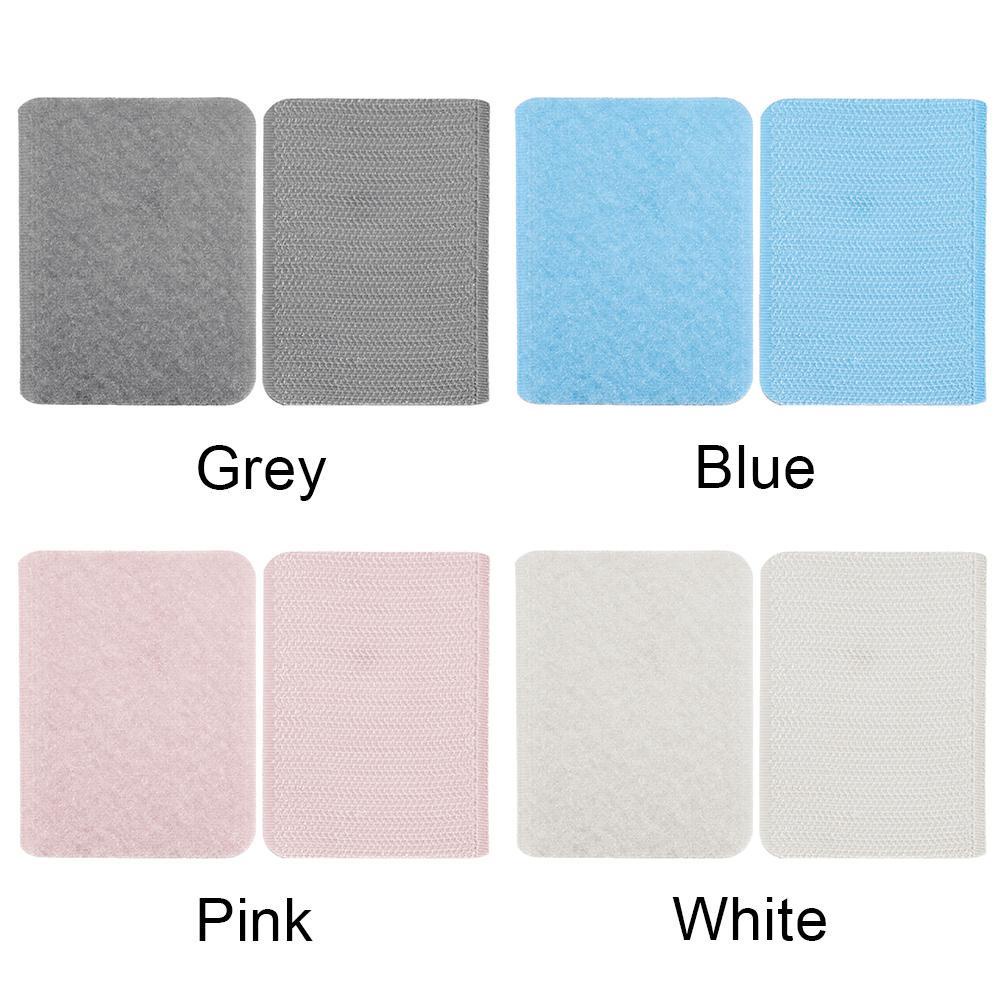 Set 10 Cặp Giá Đỡ Đệm Ghế Sofa Hình Vuông Tự Dính Mạnh Chống Trượt