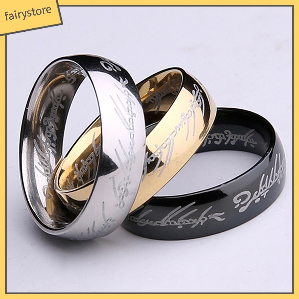 Nhẫn Kim Loại Không Rỉ Cho Nam Và Nữ