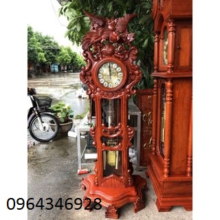 đồng hồ anh hùng tương ngộ kích thước cao 180 sâu 75 cm.