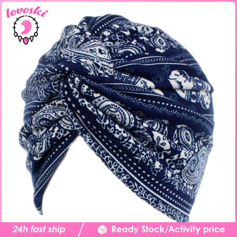 Khăn Turban Cotton Quấn Đầu Chống Rụng Tóc Cho Nữ