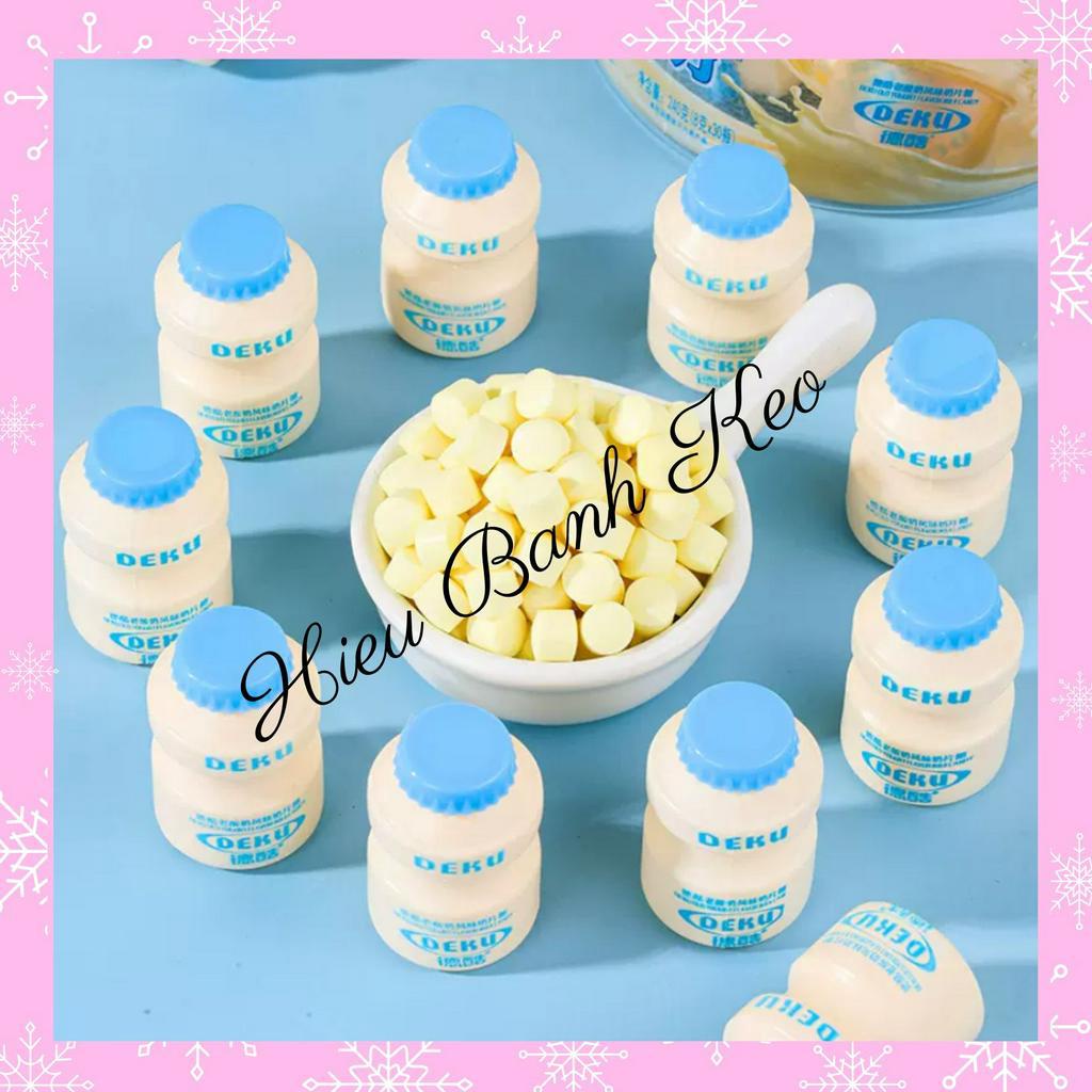 Kẹo sữa chua DEKU sữa chua nguyên bản, sữa chua dâu