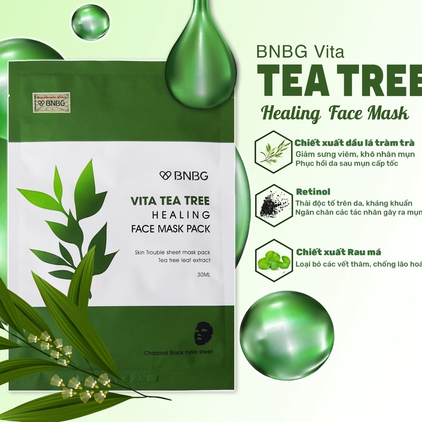 Combo 5 Mặt Nạ Giấy Vitamin BNBG Vita Genic Jelly Mask 30mlx5
