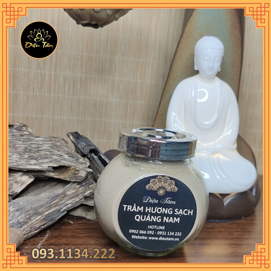 Trầm hương cao cấp Quảng Nam dạng bột 100g