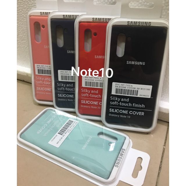 Ốp lưng Samsung Galaxy Note 10 Silicone Cover Chống Bám bẩn