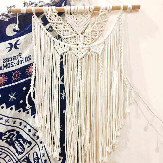 Mành macrame