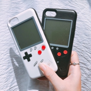 Ốp điện thoại chơi game điện tử cầm tay - brick game case for iphone