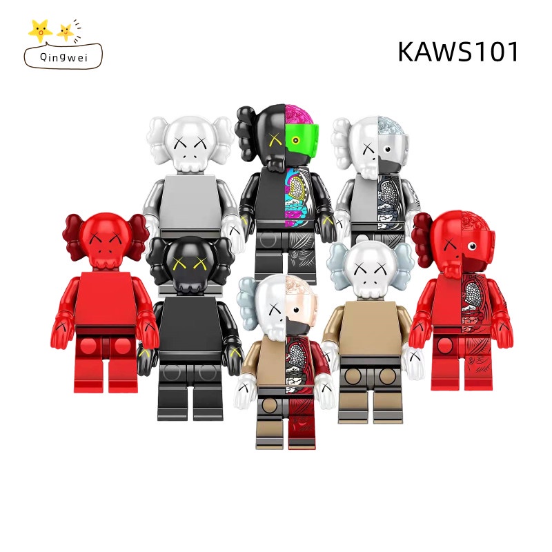 Mô Hình Lắp Ráp Nhân Vật Gấu Kaws 101 Chất Lượng Cao
