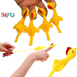 COMBO 3 đồ chơi giải trí hình chú gà cao su đàn hồi, gà cao su dính tường phóng giải nén chất liệu TPR an toàn vui nhộn