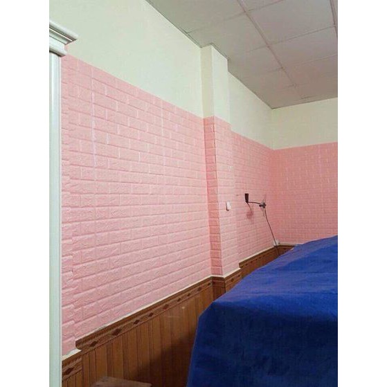 xốp dán tường 3d vân gạch kích thước 70*77cm | BigBuy360 - bigbuy360.vn