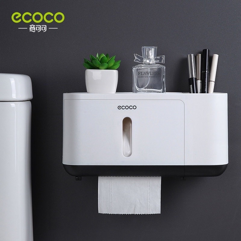 Hộp đựng giấy vệ sinh đa năng ECOCO 1808