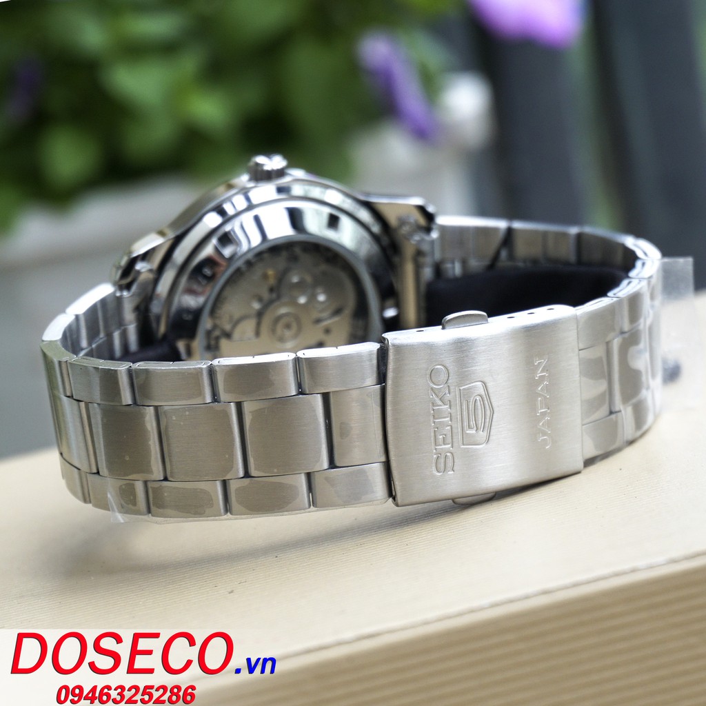 Đồng Hồ Nam Chính Hãng Seiko 5 Cơ Automatic SNKP17J1 Dây Kim Loại Cao Cấp Kính Khoáng Cứng Chống Va Đập SK23