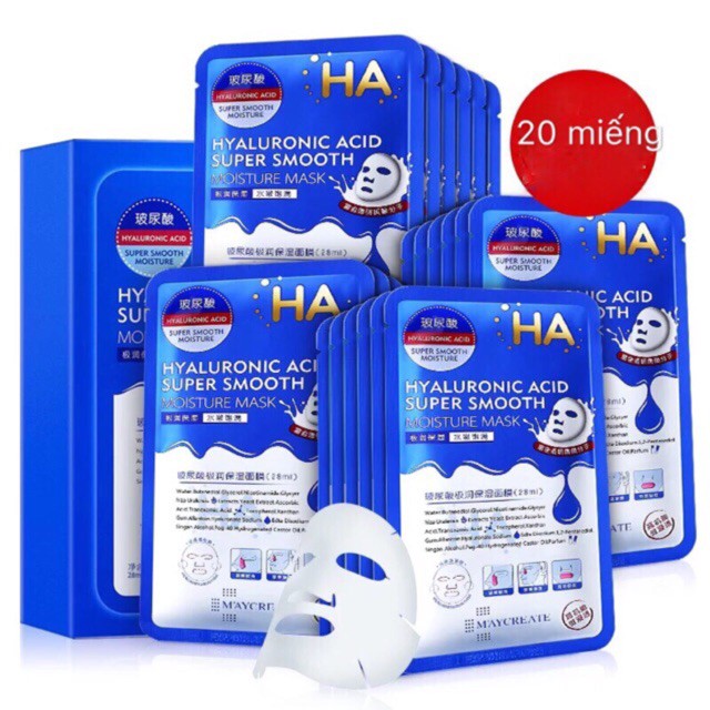 Mặt Nạ HA Mask MayCreate 1 Hộp 20 Miếng (Bán Theo Hộp)