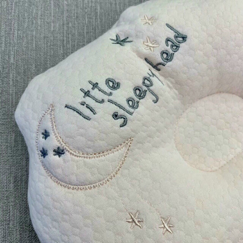 Gối lõm cho bé sơ sinh Bebe Comfort chống lõm bẹp đầu Thị Nhím Store Gối cho bé sơ sinh xuất Pháp mềm mại thấm hút mồ hô