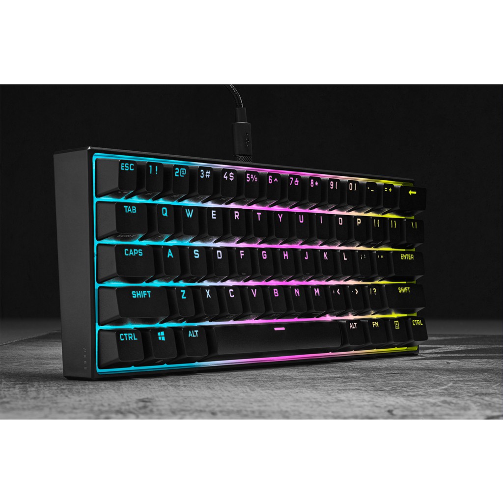 [ GIÁ SỐC ] - [ HOT ] - [ RẺ VÔ ĐỊCH ] Bàn phím cơ Corsair K65 RGB MINI - Hàng Chính Hãng - Mới 100%