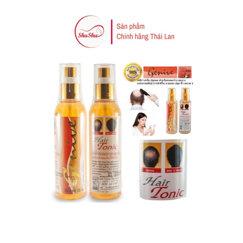 [ HCM SỈ ] Xịt mọc tóc GENIVE HAIR TONIC THAILAND CHÍNH HÃNG