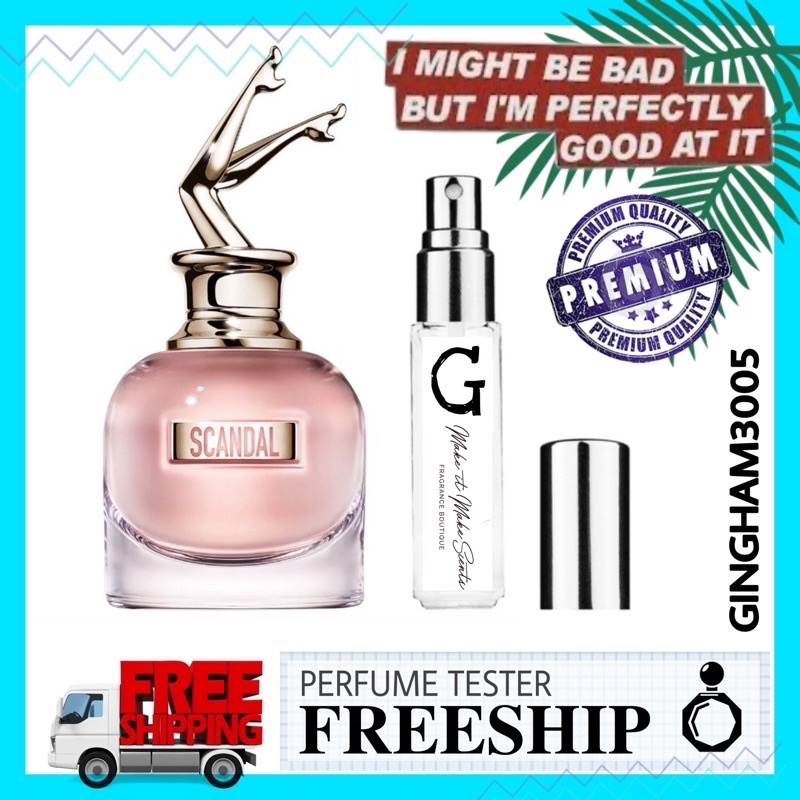 ✦GH✦ Mẫu thử nước hoa Jean Paul Gautier Scandal 10ml dạng xịt.