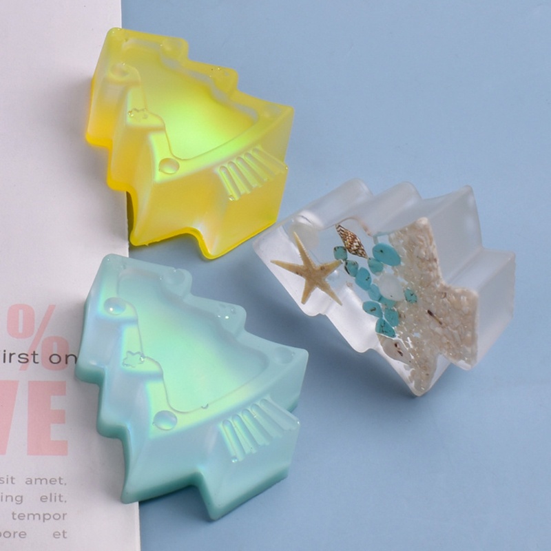 Khuôn Silicone Làm Bánh Hình Cây Thông Giáng Sinh Không Chứa BPA Dễ Tháo Gỡ Không Chứa Cặn Bẩn DIY