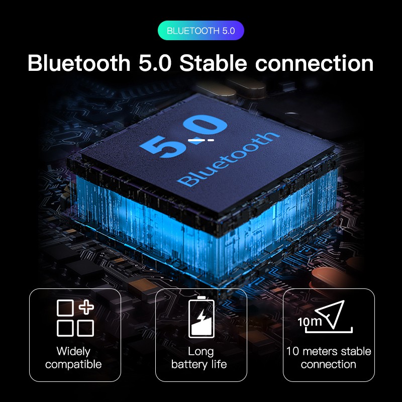 Thiết Bị Nhận Tín Hiệu Âm Thanh Bluetooth 5.0 Đầu Cắm 3.5mm Cho Xe Ô Tô