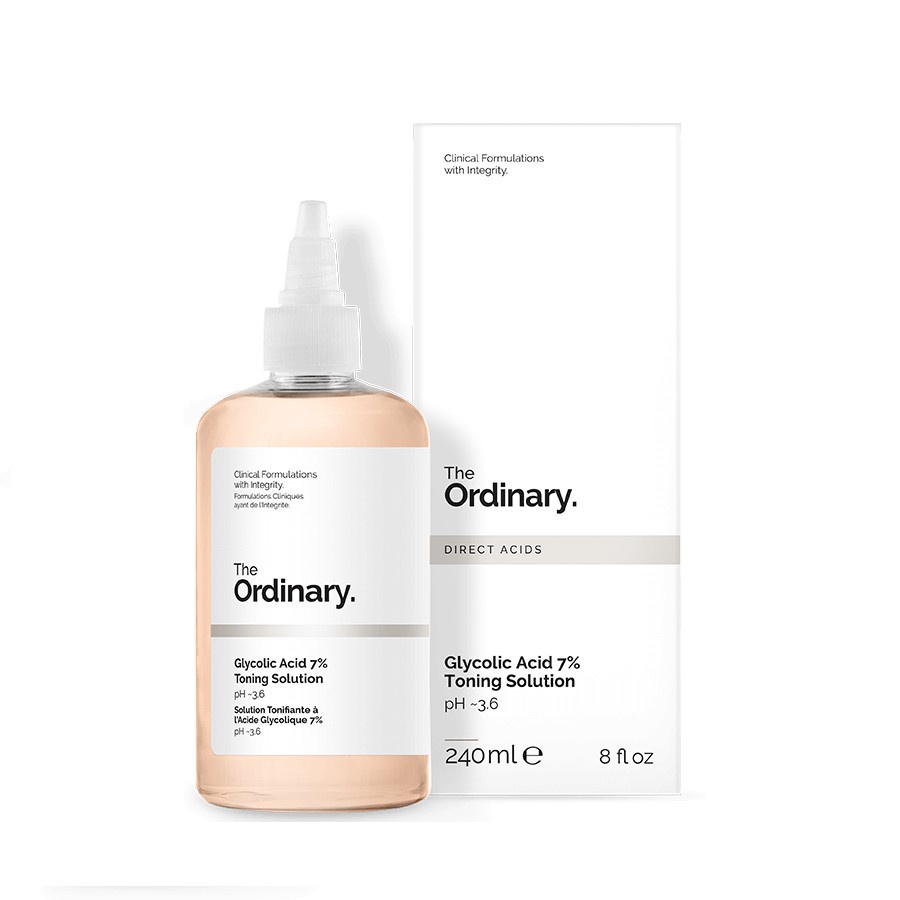 Toner Dưỡng Sáng Đều màu da The Ordinary Glycolic Acid 7% Toning Solution 240ml [The Ordinary].