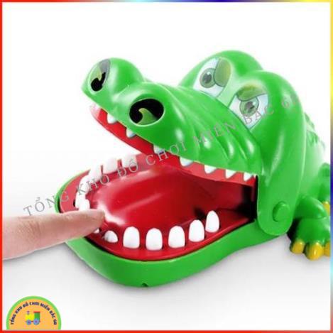 Đồ chơi khám răng cá sấu, cá sấu cắn tay thích hợp cho việc tổ chức trò chơi nhóm hàng loại 1 size lớn siêu to TKMB68