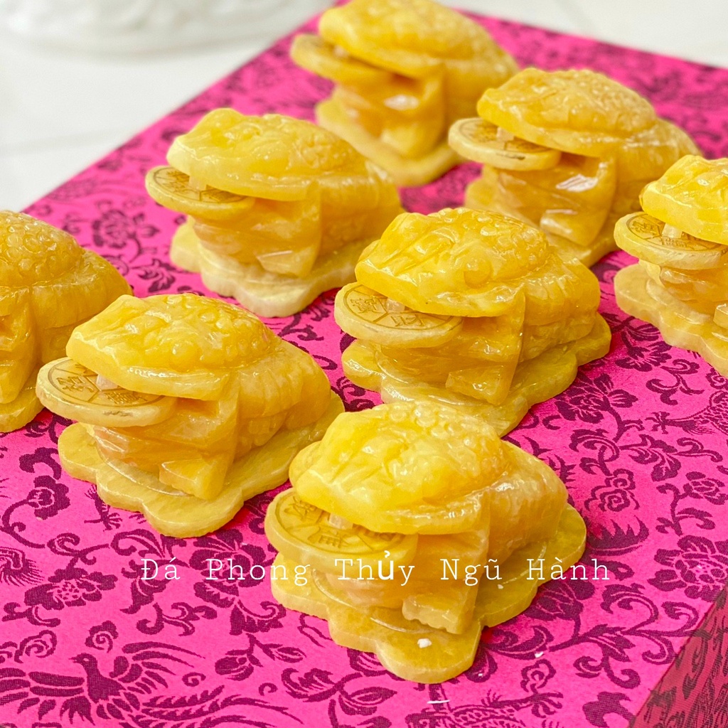 Cóc ba chân, Thiềm Thừ phong thủy Đá Ngọc Hoàng Long - Dài 12cm & 15cm