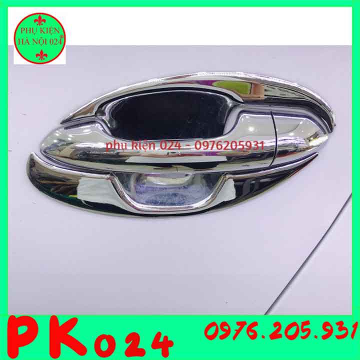 [Rondo] Bộ Ốp Hõm Cửa Tay Nắm Cửa Mạ Crom Rondo