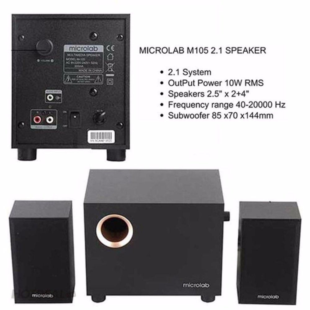 Loa Microlap M105 2.1