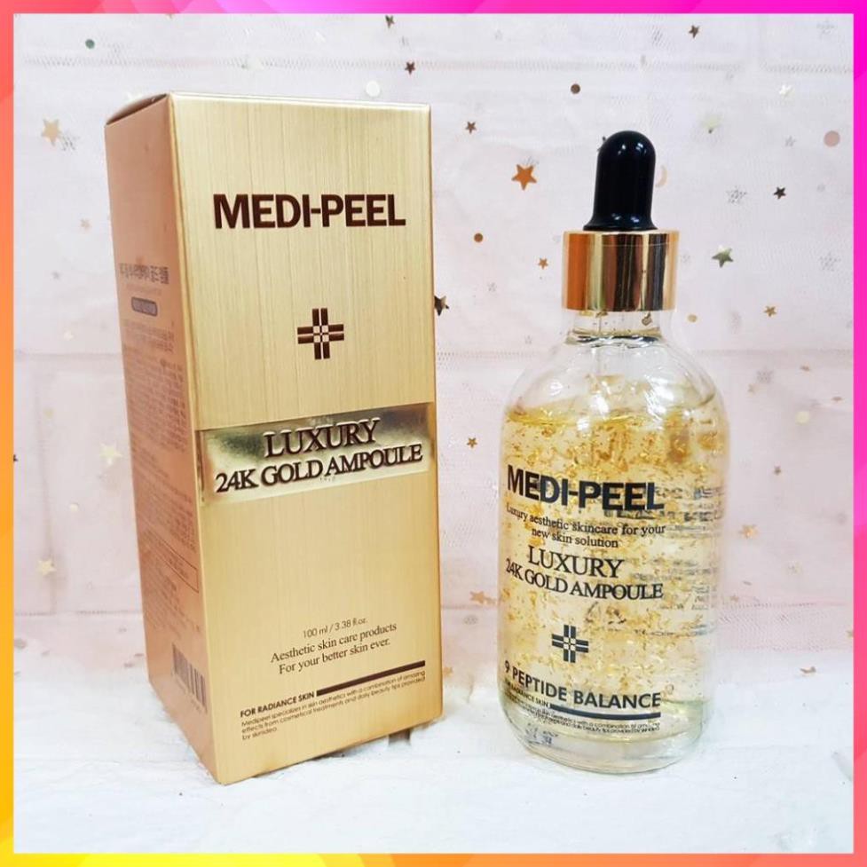 [LOẠI 24K] TINH CHẤT VÀNG MEDI PEEL 24K GOLD AMPOULE LUXURY GOLD