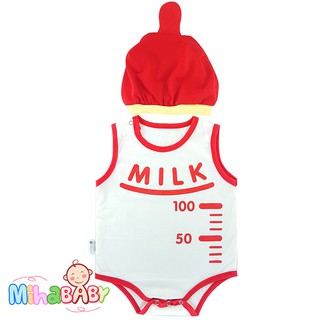 Bộ Bodysuit Chip Bình Sữa Cho Bé - BDS_BINHSUA