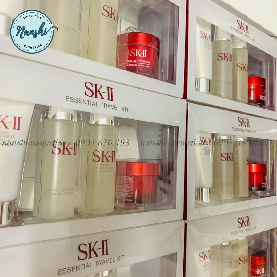 Bộ 4 Sản Phẩm Dưỡng Da SK-II Essential Travel Kit