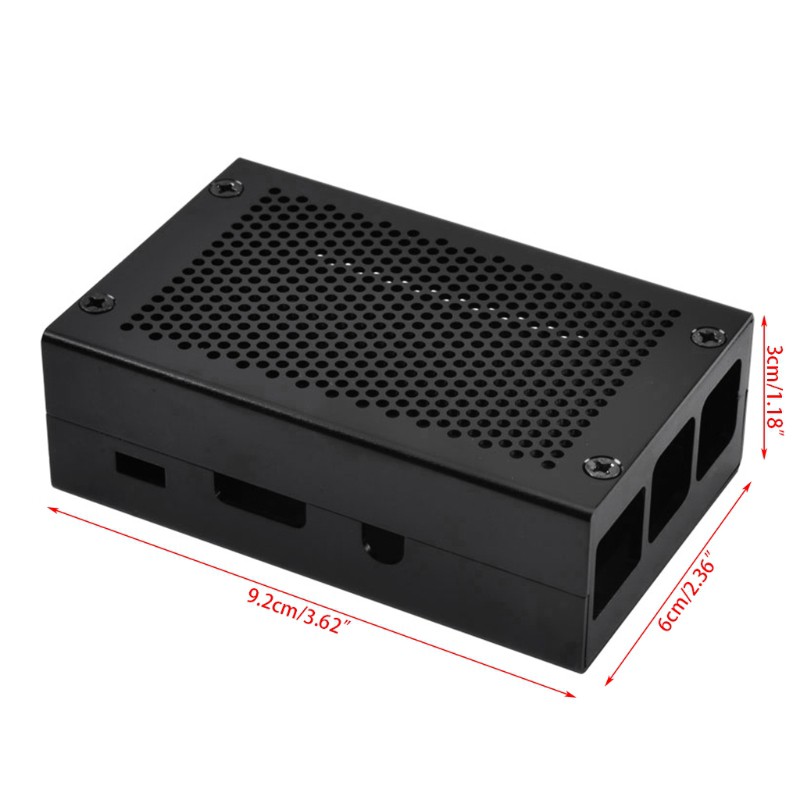 Vỏ hộp bằng hợp kim nhôm cao cấp cho Raspberry Pi 3 Model B Pi 2 B / B +