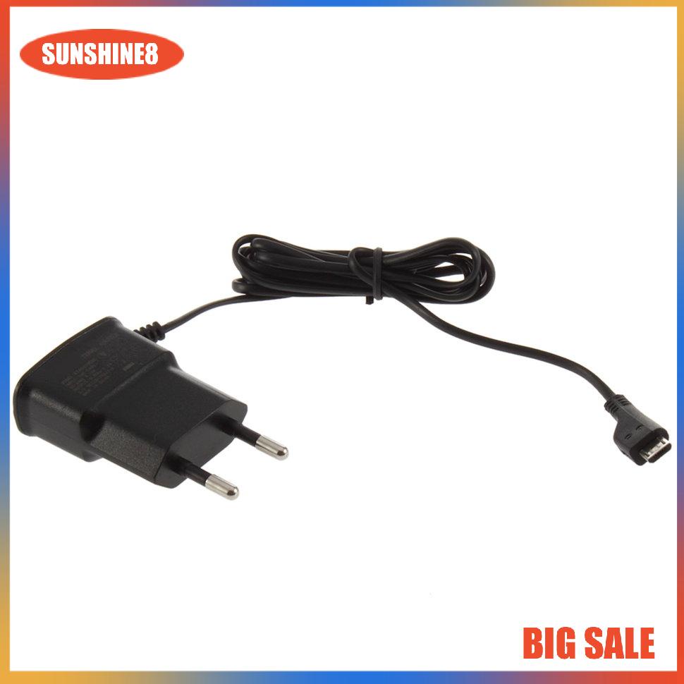 【SUN】Portable 110V-240V EU Plug AC Wall Charger Adapter For Galaxy S2 I9100