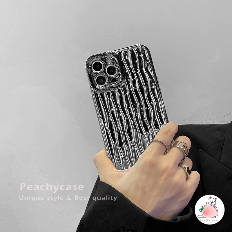 Ốp Điện Thoại TPU Mềm Mạ Điện Màu Bạc Bảo Vệ Camera Cho iPhone 14 13 Mini 12 Pro Max 11 Xr Xs Max X 12Mini