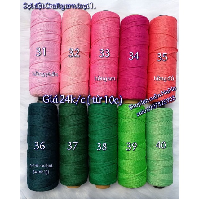 Sợi dệt cotton loại 1