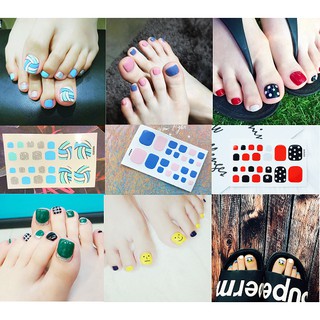 Nail sticker dán móng chân kute 3D, chống nước thời trang chất lượng cao , dán lên chân y như hình (30)