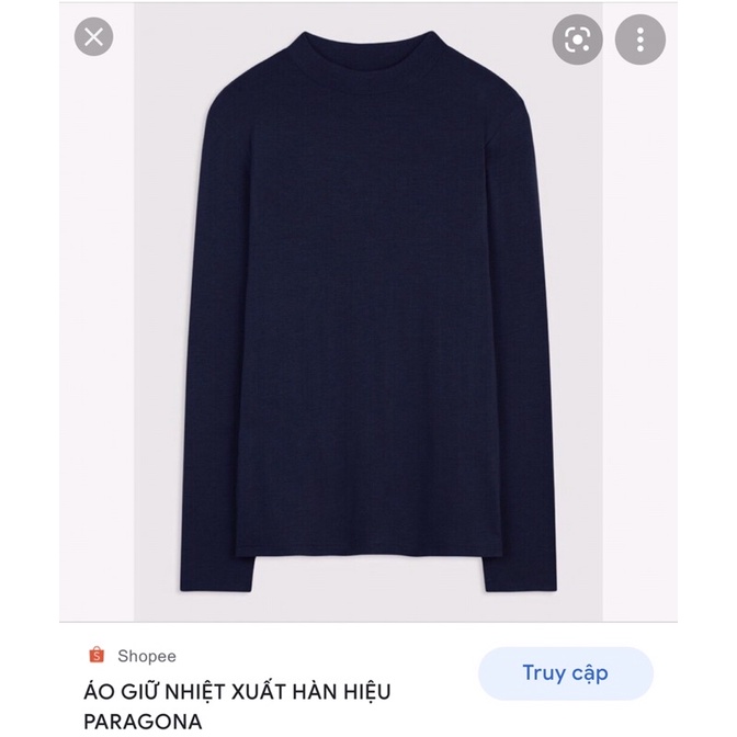 Áo nam cổ trụ, màu trắng, hàng xuất Hàn