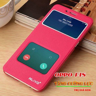 [tặng cường lực] Ốp da Alivo cho Oppo F1s màu hồng