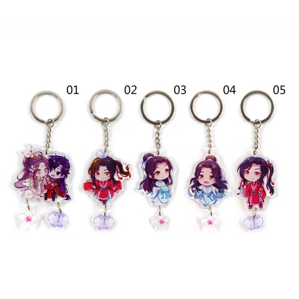 Móc Khóa Nhựa Acrylic Hình Ci Fu Xie Lian Dễ Thương Sáng Tạo 81