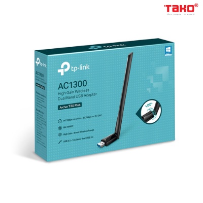 USB Wifi TpLink Archer T3U Plus Dual Band Chuẩn AC1300Mbps Kết Nối Nhanh, Tốc Độ Cao